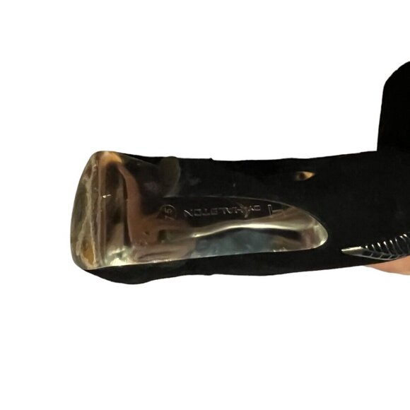 H by Halston Black Suede Over the knee boots Stiletto Platform Size 7.5 - Picture 4 of 5